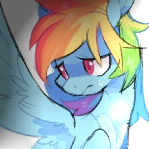 🌈 Стикер «Rainbow Dash» для Telegram