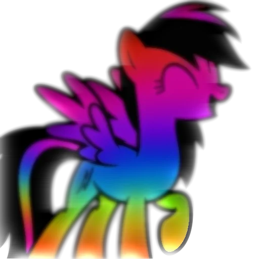 Стикерпак Rainbow Dash для Telegram — скачать