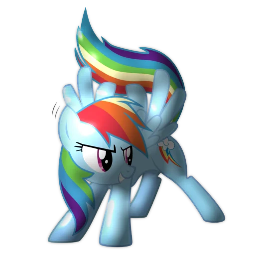 🌈 Стикер «Rainbow Dash» для Telegram