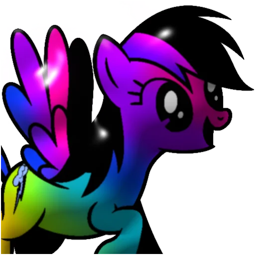 🌈 Стикер «Rainbow Dash» для Telegram