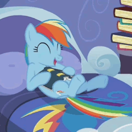 😊 Стикер «Rainbow Dash» для Telegram