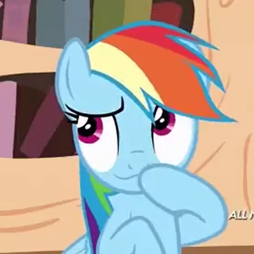 😆 Стикер «Rainbow Dash» для Telegram