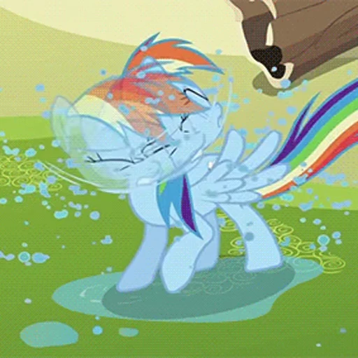 💧 Стикер «Rainbow Dash» для Telegram