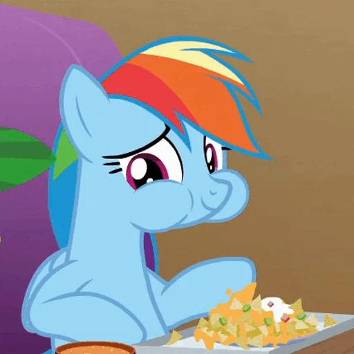 🍰 Стикер «Rainbow Dash» для Telegram
