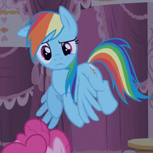 🤨 Стикер «Rainbow Dash» для Telegram