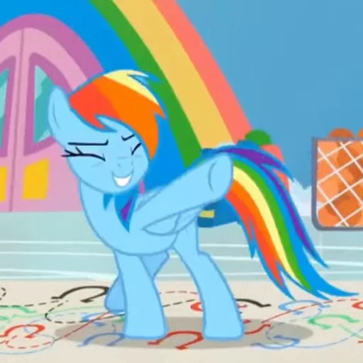 😁 Стикер «Rainbow Dash» для Telegram