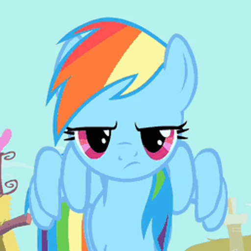 😒 Стикер «Rainbow Dash» для Telegram