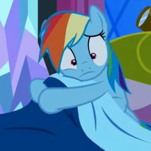 😟 Стикер «Rainbow Dash» для Telegram