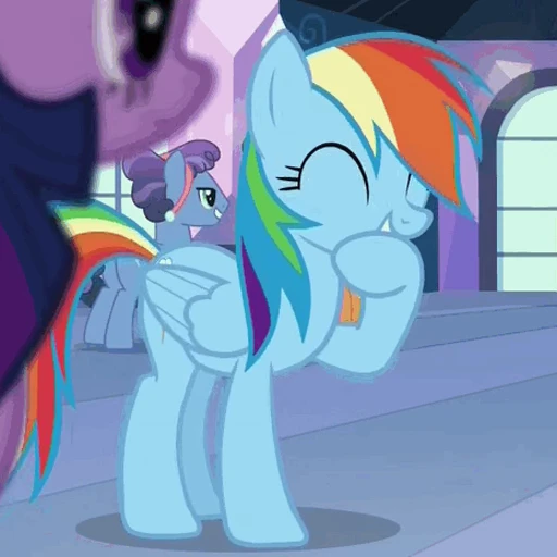 🤫 Стикер «Rainbow Dash» для Telegram