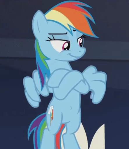 😏 Стикер «Rainbow Dash» для Telegram
