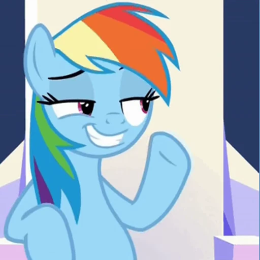😉 Стикер «Rainbow Dash» для Telegram