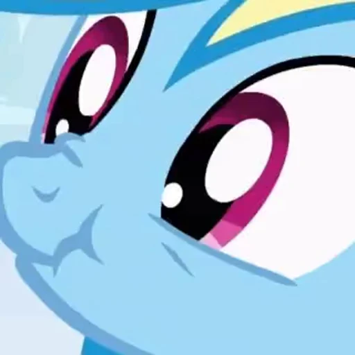 😵‍💫 Стикер «Rainbow Dash» для Telegram