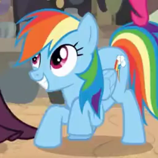😁 Стикер «Rainbow Dash» для Telegram