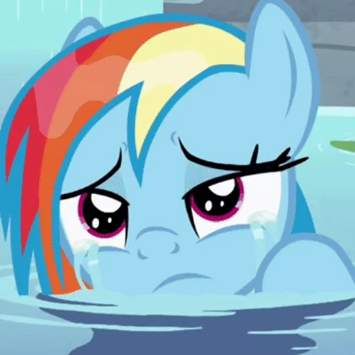 😭 Стикер «Rainbow Dash» для Telegram