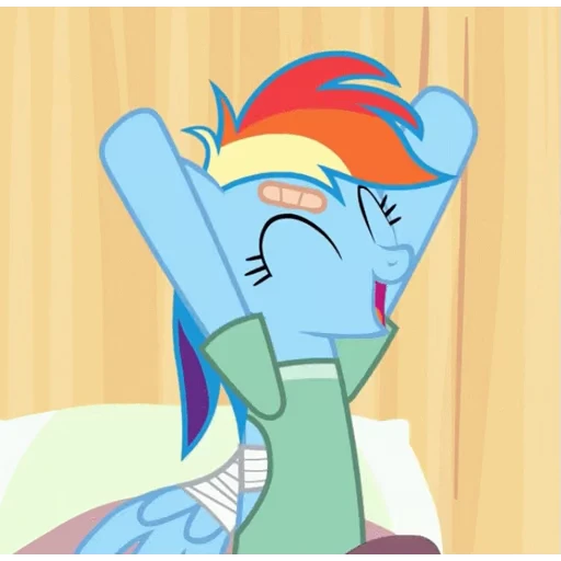 😁 Стикер «Rainbow Dash» для Telegram