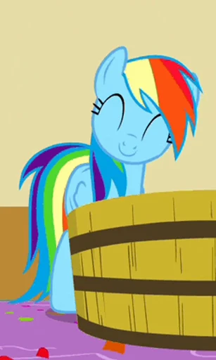 😊 Стикер «Rainbow Dash» для Telegram