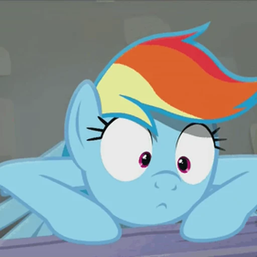 😬 Стикер «Rainbow Dash» для Telegram