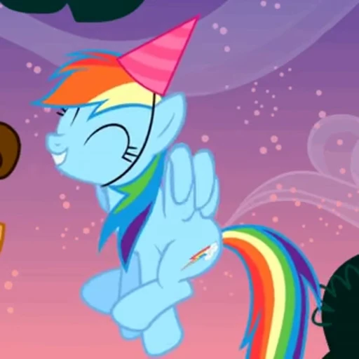 😄 Стикер «Rainbow Dash» для Telegram