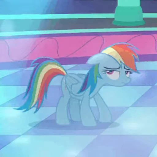 😔 Стикер «Rainbow Dash» для Telegram
