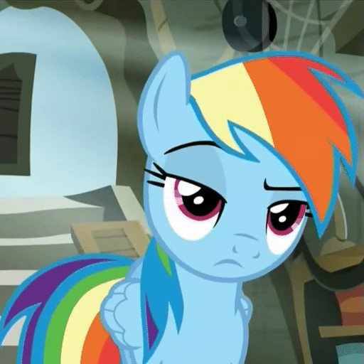 🤨 Стикер «Rainbow Dash» для Telegram