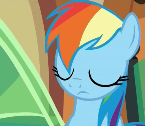 😒 Стикер «Rainbow Dash» для Telegram