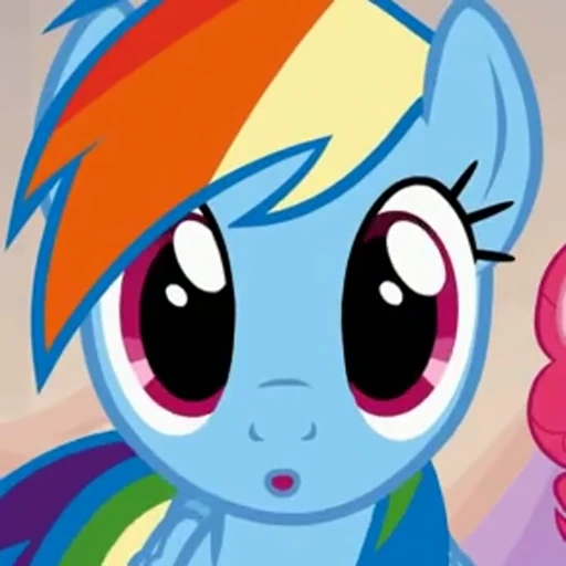 Стикерпак Rainbow Dash для Telegram