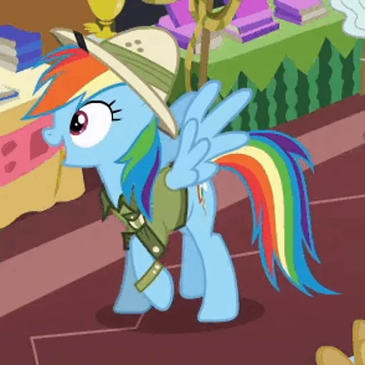 😄 Стикер «Rainbow Dash» для Telegram