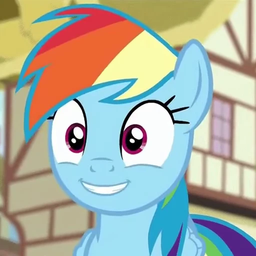 😃 Стикер «Rainbow Dash» для Telegram
