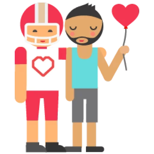 😌 Стикер «Rainbow for people» для Telegram