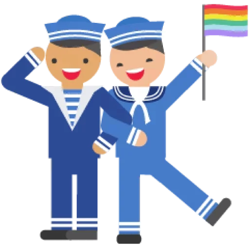 😉 Стикер «Rainbow for people» для Telegram