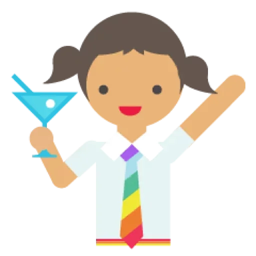 😛 Стикер «Rainbow for people» для Telegram