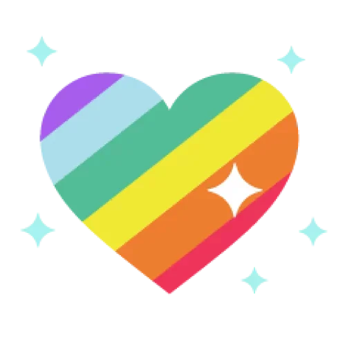 😌 Стикер «Rainbow for people» для Telegram