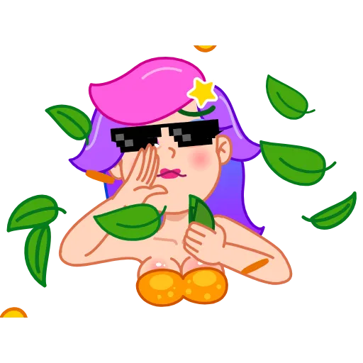 💸 Стикер «Rainbow Girl» для Telegram