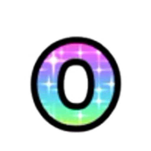 🔡 Эмодзи «Rainbow Glitter Font» для Telegram
