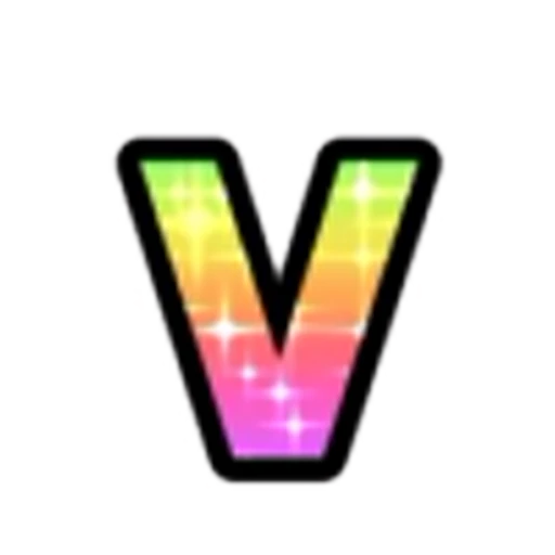 🔡 Эмодзи «Rainbow Glitter Font» для Telegram