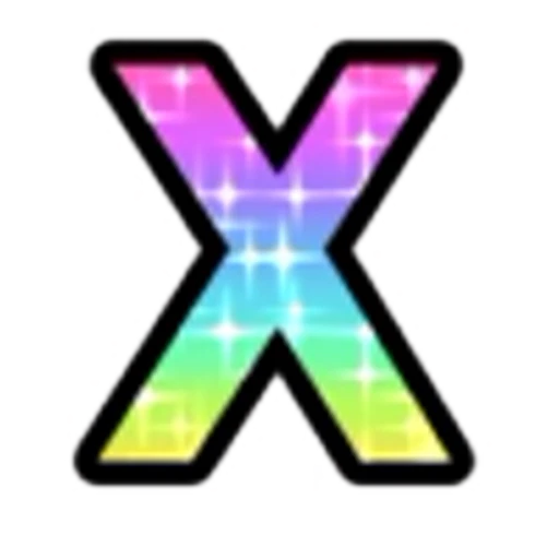 🔠 Эмодзи «Rainbow Glitter Font» для Telegram
