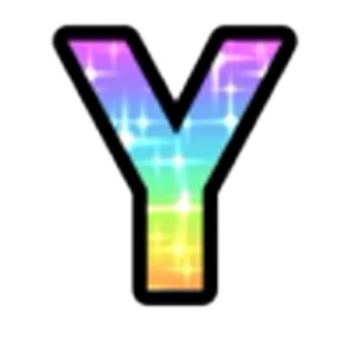 🔠 Эмодзи «Rainbow Glitter Font» для Telegram
