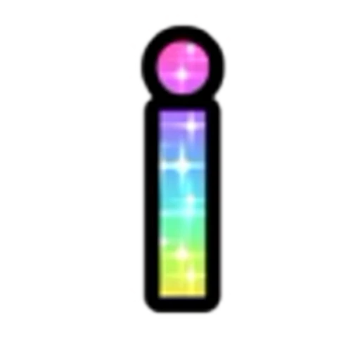 🔡 Эмодзи «Rainbow Glitter Font» для Telegram