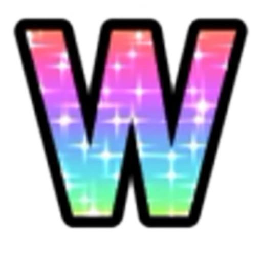 🔠 Эмодзи «Rainbow Glitter Font» для Telegram