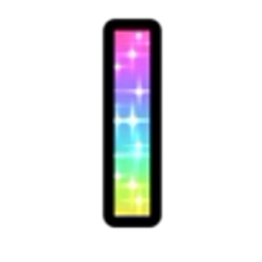 🔠 Эмодзи «Rainbow Glitter Font» для Telegram