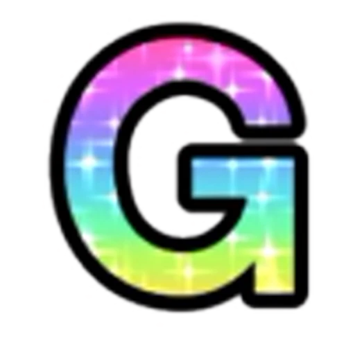 🔠 Эмодзи «Rainbow Glitter Font» для Telegram