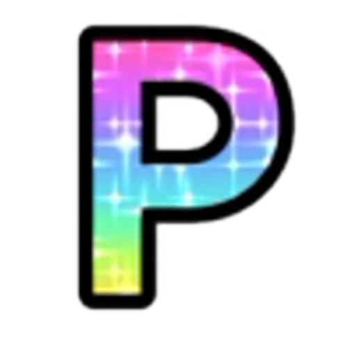 🔠 Эмодзи «Rainbow Glitter Font» для Telegram