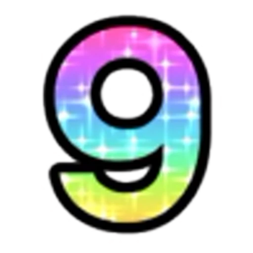 9️⃣ Эмодзи «Rainbow Glitter Font» для Telegram