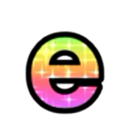 🔡 Эмодзи «Rainbow Glitter Font» для Telegram