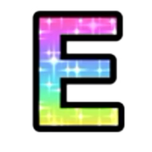 🔠 Эмодзи «Rainbow Glitter Font» для Telegram