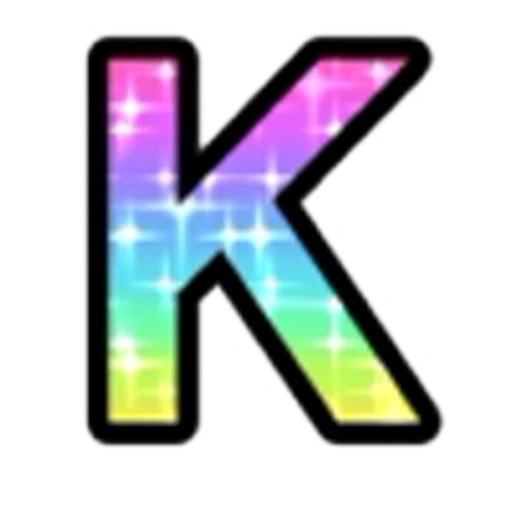 🔠 Эмодзи «Rainbow Glitter Font» для Telegram