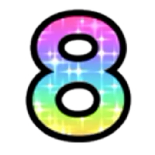 8️⃣ Эмодзи «Rainbow Glitter Font» для Telegram
