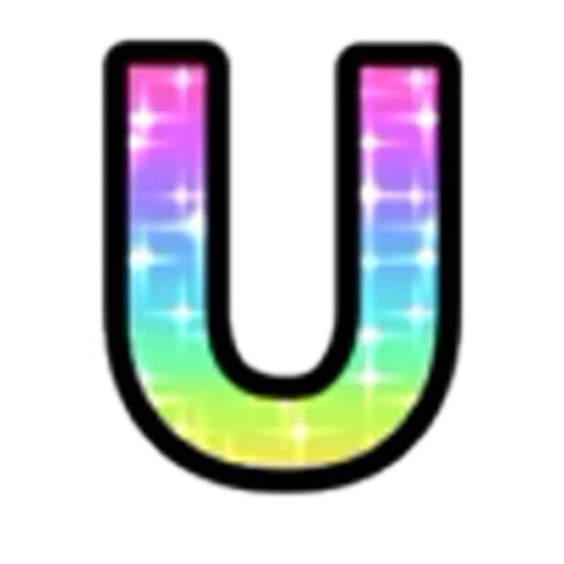 🔠 Эмодзи «Rainbow Glitter Font» для Telegram