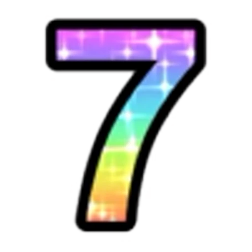 7️⃣ Эмодзи «Rainbow Glitter Font» для Telegram