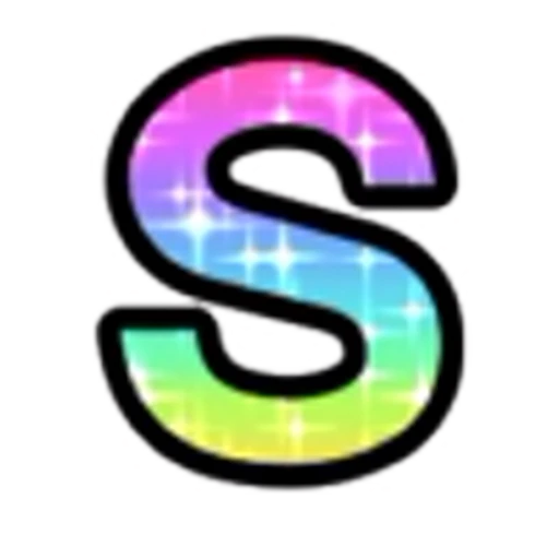 🔠 Эмодзи «Rainbow Glitter Font» для Telegram